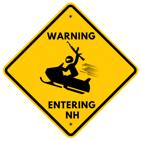 Warning Entering NH-Sign